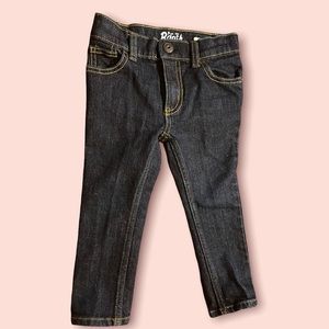 OSH KOSH toddler denim skinny jeans dark blue size 2t